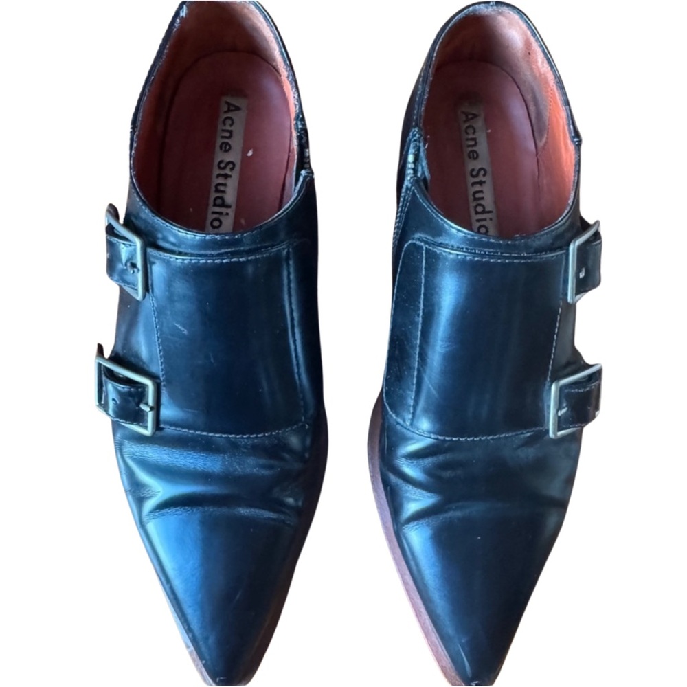 Acne Masca Double Monk Strap Loafers